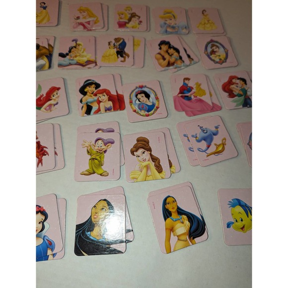 Memory Game Disney Princess Edition Milton Bradley 44007 2004 71/72 Cards - Picture 7 of 12